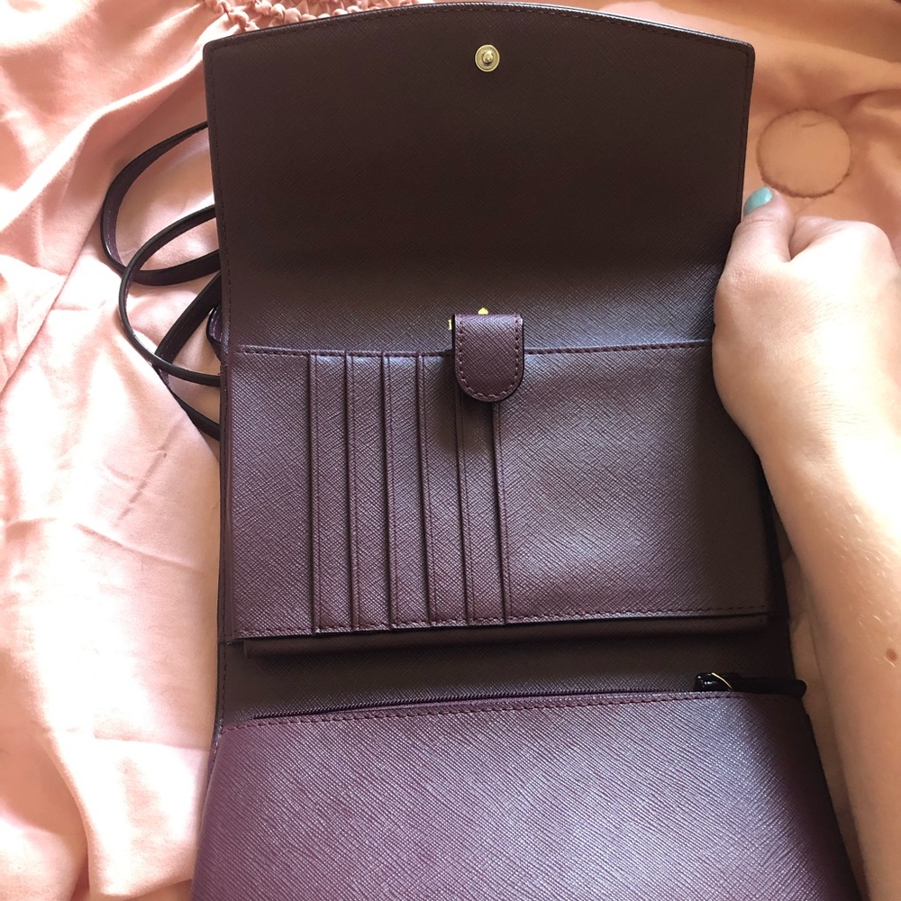 NWOT Kate Spade Laurel Way Crossbody Deep Plum - Picture 9 of 10